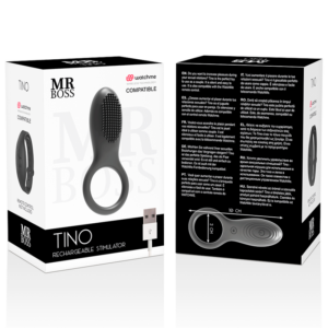 MR BOSS - TINO ANILLO ESTIMULADOR + MANDO CONTROL REMOTO WATCHME