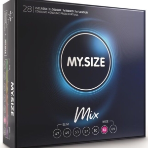 MY SIZE - MIX PRESERVATIVOS 64 MM 28 UNIDADES