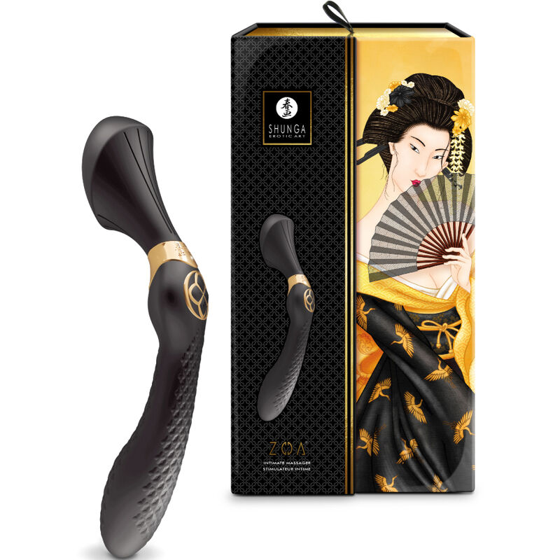 SHUNGA - ZOA MASAJEADOR ÍNTIMO NEGRO