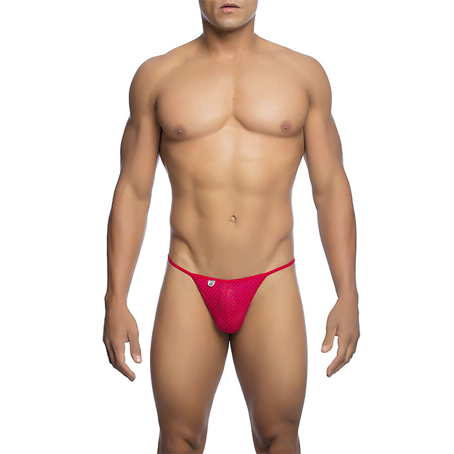 MOB - V-STRING DE MICROFIBRA ROJA TALLA L/XL