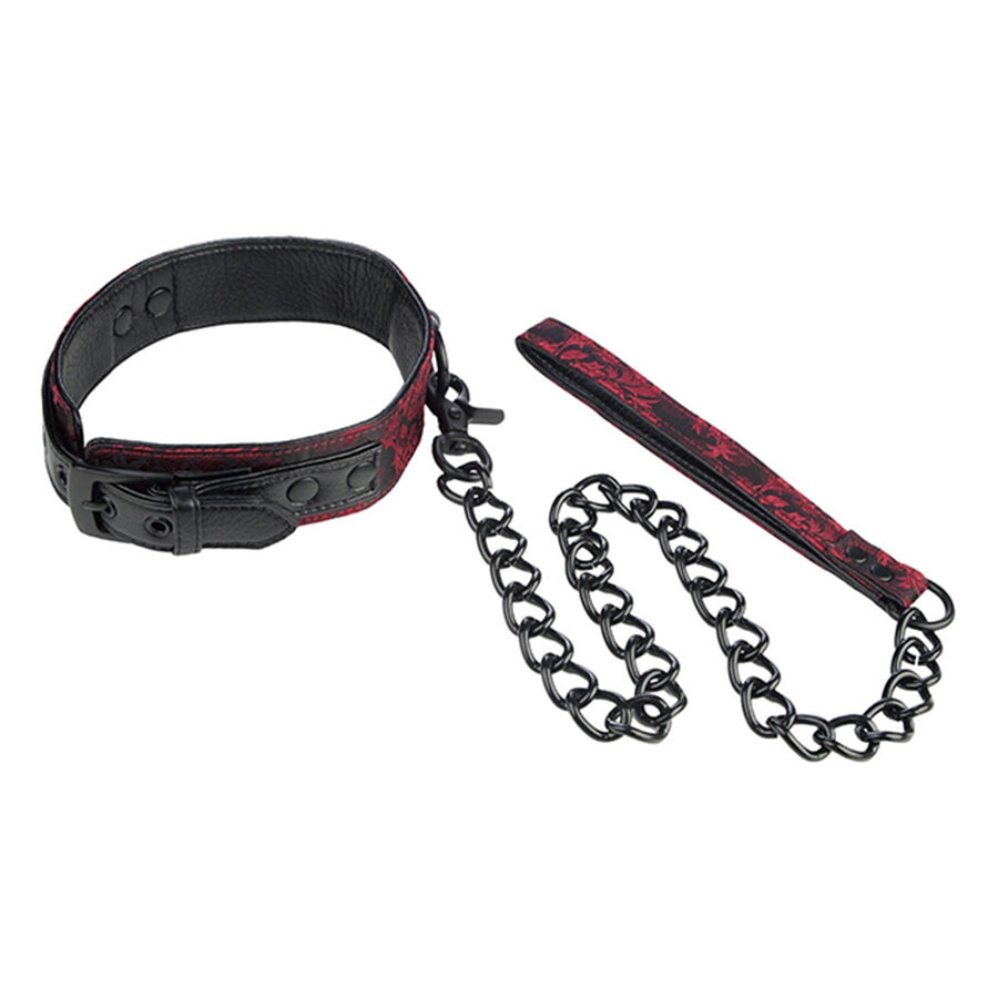 CALEXOTICS - SCANDAL COLLAR CON CORREA NEGRA