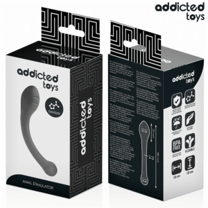 ADDICTED TOYS - ESTIMULADOR ANAL DOBLE SILICONA 18 CM