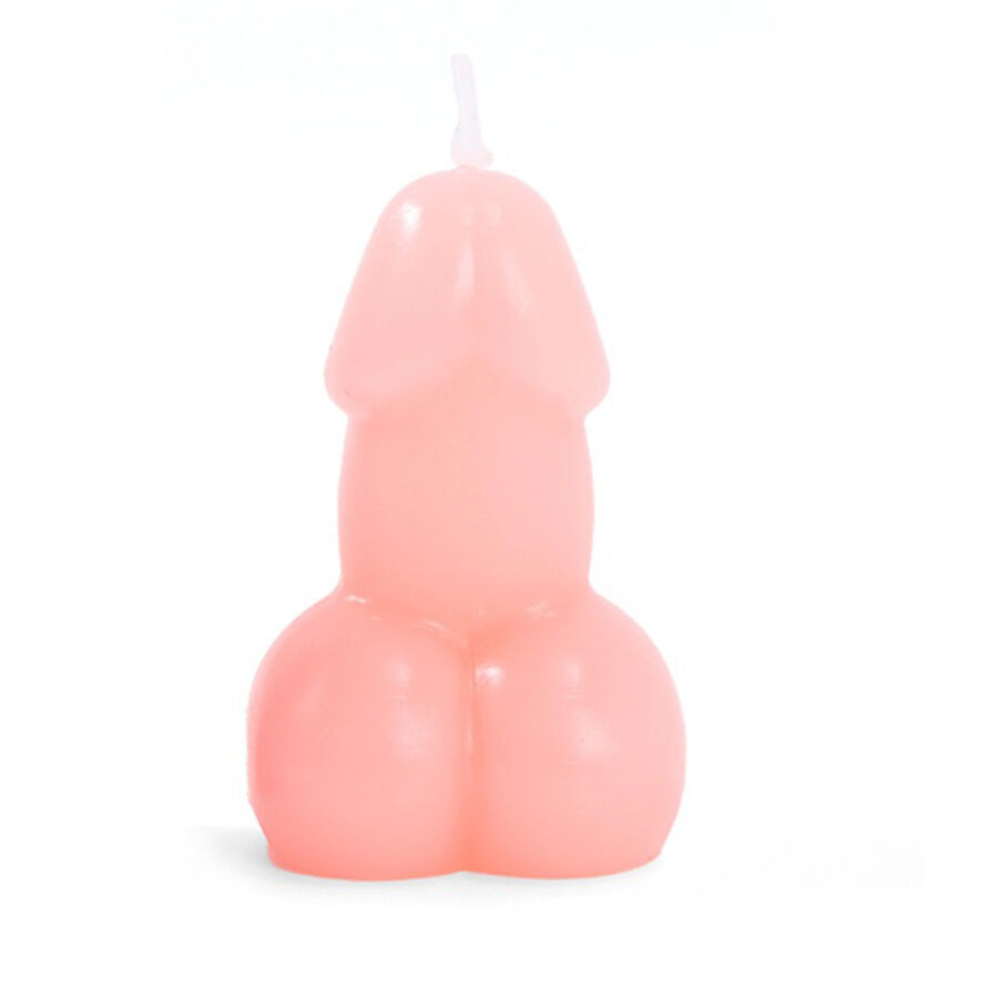 DIABLO PICANTE - VELA CON FORMA DE PENE COLOR ROSA