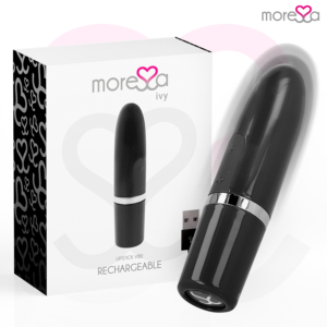 MORESSA - IVY MASAJEADOR SIMULADOR LABIAL DE VIAJE NEGRO