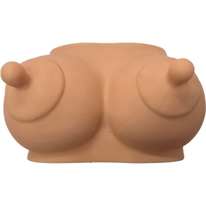 DIABLO PICANTE - HUCHA FORMA DE TETAS TONO CLARO