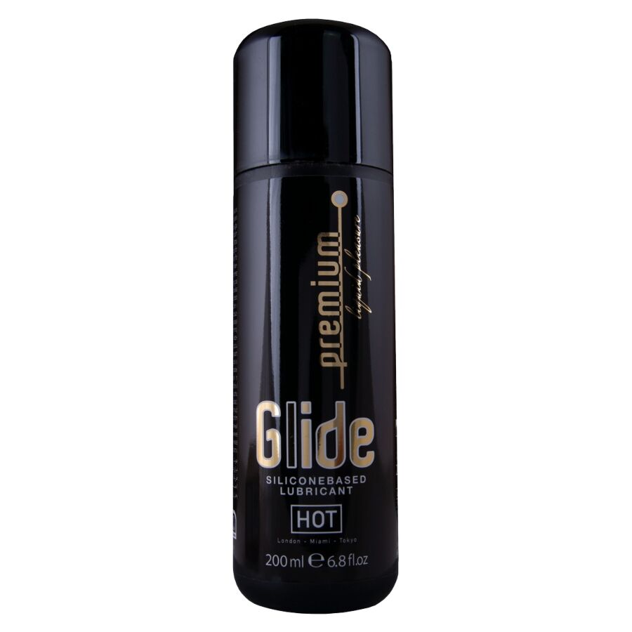 HOT - PREMIUM SILICONE GLIDE LUBRICANTE BASE SILICONA 200 ML