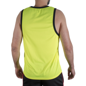 MACHO - CMV001 CAMISETA GYM AMARILLA S/M