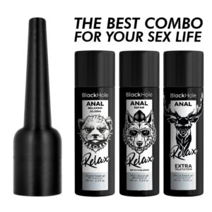 BLACK HOLE - APLICADOR DE LUBRICANTE ANAL TALLA L 100 ML