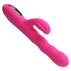 PRETTY LOVE - WINTERS VIBRADOR RABBIT MULTIFUNCIÓN CON PANTALLA LED ROSA