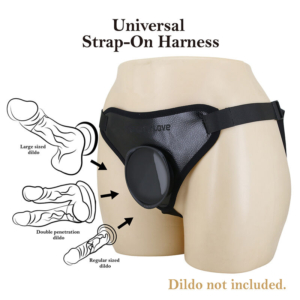 PRETTY LOVE - ARNÉS STRAP-ON UNIVERSAL NEGRO