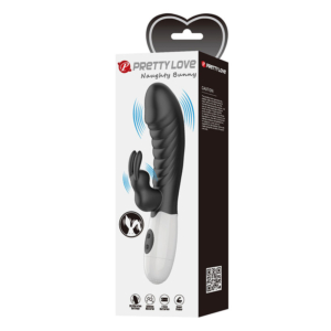 PRETTY LOVE - NAUGHTY BUNNY VIBRADOR RABBIT 30 FUNCIONES NEGRO