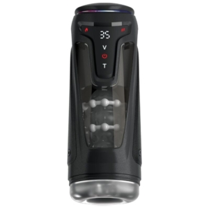 PDX ELITE - MASTURBADOR AUTOMÁTICO MOTO-BATOR PRO THRUSTING STROKER VIBRADOR Y CALOR 26.5 CM