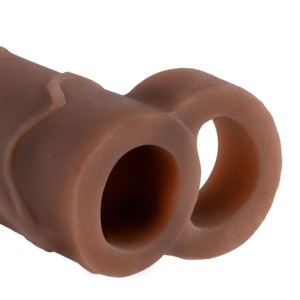 FANTASY X- TENSIONS - PERFECT 2 EXTENSIÓN PENE CON CORREA MARRÓN