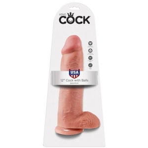 KING COCK - PENE REALÍSTICO NATURAL 30.48 CM