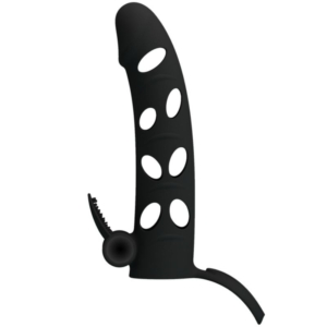 PRETTY LOVE - FUNDA SILICONA CON VIBRACIÓN 15.2 CM