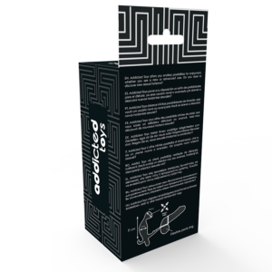 ADDICTED TOYS - PLUG ANAL CON ANILLA DOBLE PENE Y TESTÍCULOS NEGRO