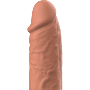 VIRILXL - EXTENSIÓN DE PENE LIQUID SILICONE V3 MARRÓN