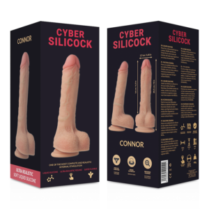 CYBER SILICOCK - CONNOR REALÍSTICO SILICONA LÍQUIDA 20.5 CM -O- 3.7 CM